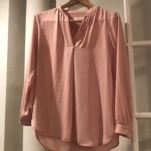 LOFT flowy long sleeve blouse
